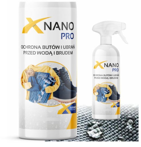 IMPREGNAT DO BUTÓW SPORTOWYCH ZAMSZOWYCH ODZIEŻY XNANO PRO