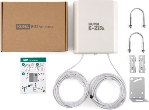 KUMA E-Zi 5G + 4G LTE antena kierunkowa - SMA connectors camper router