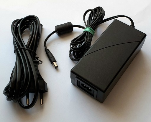 Zasilacz DC 12V 3,8A 46W 2,1x5,5 desktop SAGEMCOM wtyk 5.5/2.1 LED + kabel