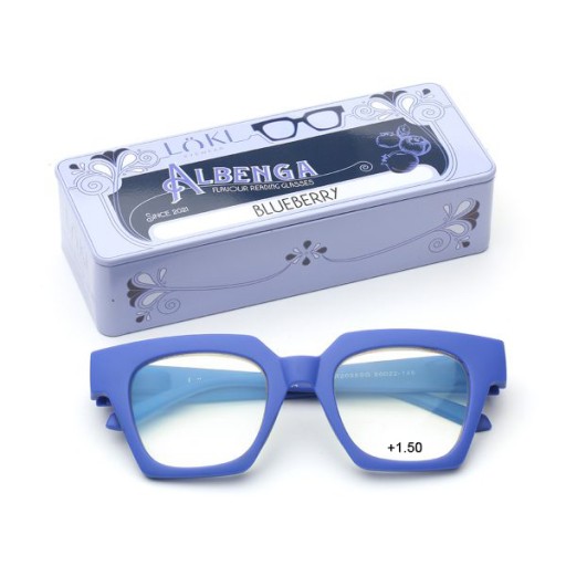 +1.5 Plusy LOKI - ITALY Okulary do komputera Blue Block okulary do czytania