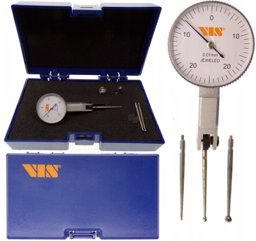 DIATEST CZUJNIK ZEGAROWY UCHYLNY 0-0,5 0,01MM VIS