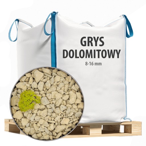 Grys Ogrodowy Kamienie Beżowe DOLOMIT Tona BIG BAG