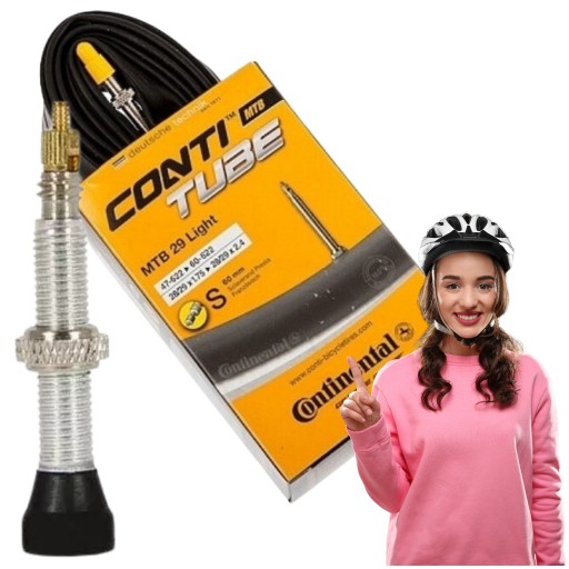 DĘTKA ROWEROWA OPONA 60 MM DO ROWERU WENTYL CONTINENTAL MTB LIGHT 29