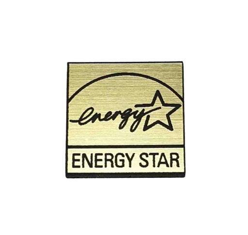 Naklejka Emblemat ENERGY STAR złota 18x18mm