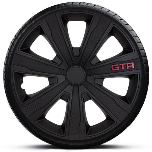 1szt 14 CALI KOŁPAK GTR CARBON BLACK