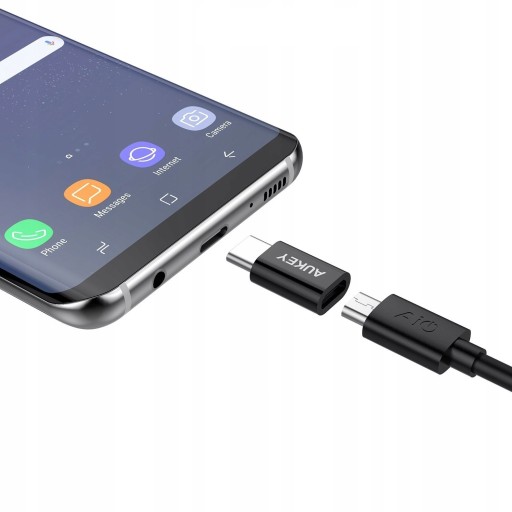 Adapter przejściówka AUKEY MicroUSB - USB-C