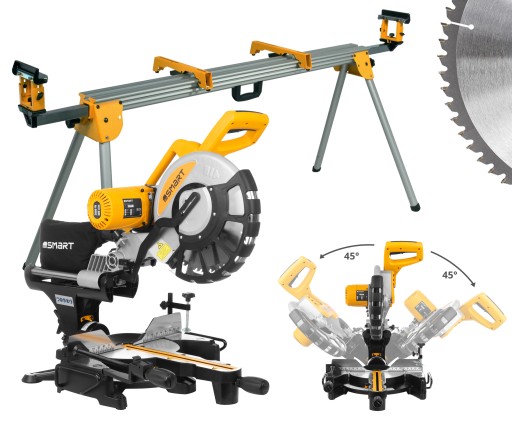 PIŁA UKOŚNICA Z POSUWEM 305MM 2000W +DEWALT DE7023