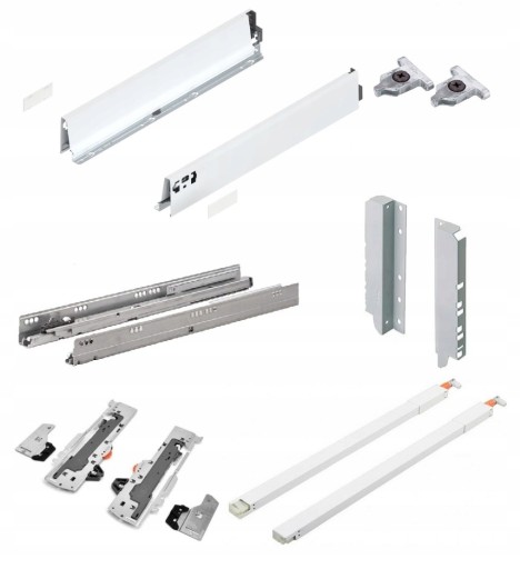 TANDEMBOX ANTARO TIP-ON 650 WYSOKA D BIAŁA,BLUM