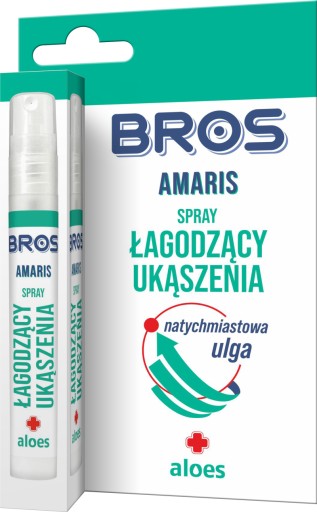 BROS SPRAY Z ALOESEM ŁAGODZĄCY UKĄSZENIA OWADÓW