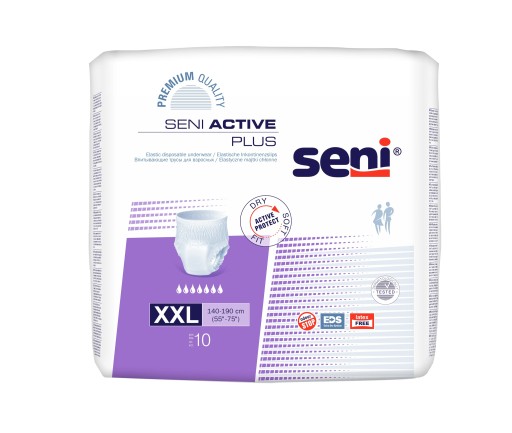 SENI ACTIVE PLUS XXL majtki chłonne wciągane 10szt