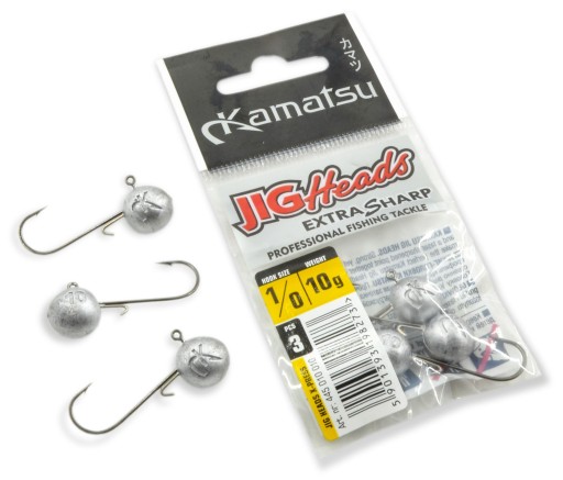 Główka jigowa Kamatsu X-Press [1/0- 10g] - 3sztuki