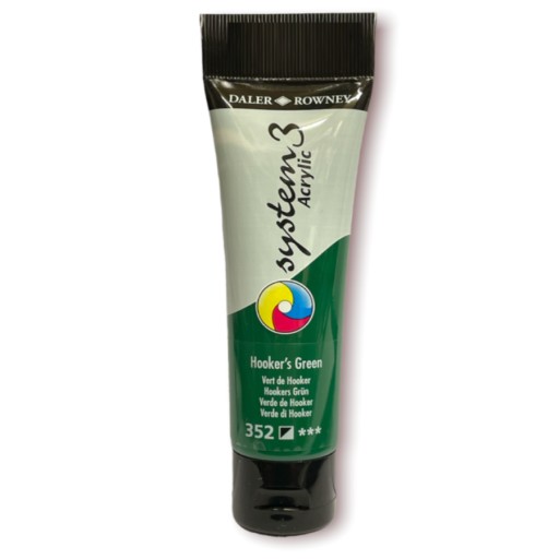 Farba akrylowa 59ml System3 Hooker's Green 352