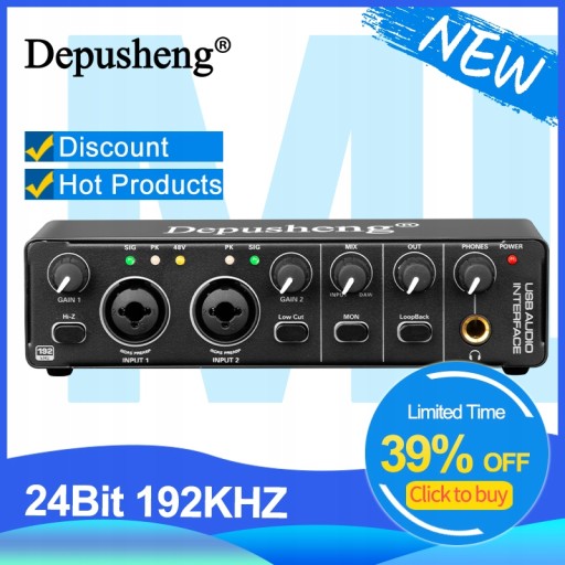Interfejs audio Depusheng Profesjonalna karta