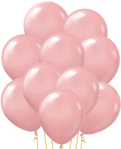 BALONY PASTELOWE BRUDNY RÓŻ 30CM-10 SZTUK-SB-9184