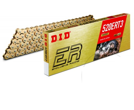 ŁAŃCUCH DID 520 ERT3 G&G złoty 114 ogniw cross enduro DID520ERT3G&G114