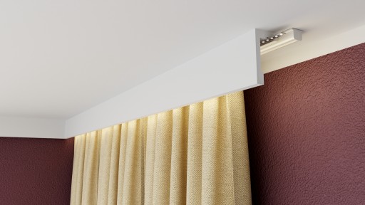 Listwa maskująca karnisz Prosta 9x5 LED