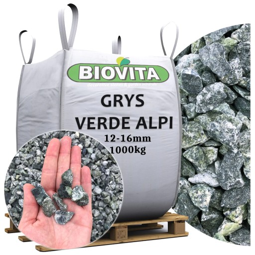 Kamień grys Verde Alpi premium 12-16mm 1000kg TONA