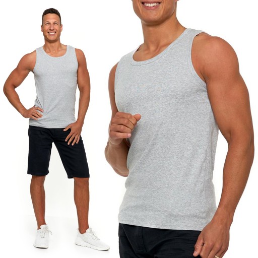 PODKOSZULEK Męski Moraj Bawełniany Tank Top - XL