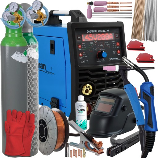 Spawarka 3w1 migomat Synergia MIG 200A MAG TIG DC