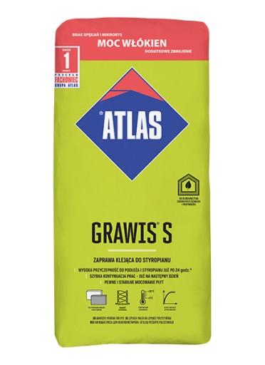 Klej do styropianu Atlas Grawis S 25 kg