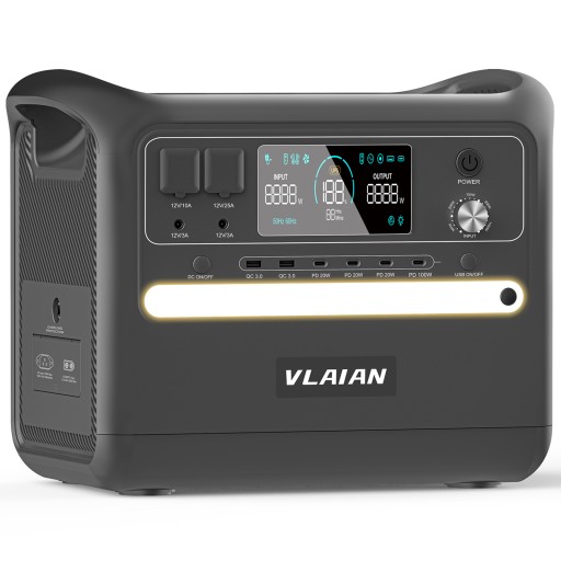 PRZENOŚNA ELEKTROWNIA UPS GENERATOR 2400W 2048Wh POWERBANK VLAIAN S2400