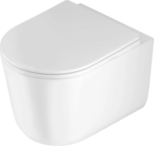 Miska WC z deską bezkołnierzowa