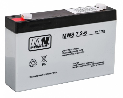 AKUMULATOR 6V/7,2Ah bateria dla autek motorów quadów elektrycznych