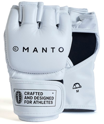 Manto RĘKAWICE MMA Impact białe 4 oz - rozm. M