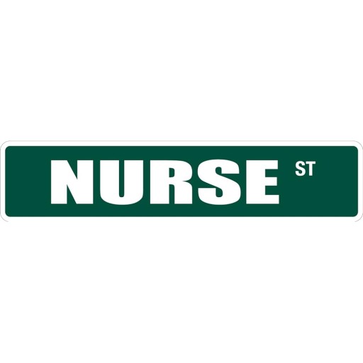 StickerPirate Nurse 1 4 x 18 Novelty Metal Street