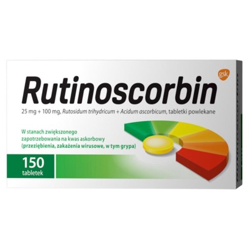 Rutinoscorbin Tabletki powlekane 150 sztuk
