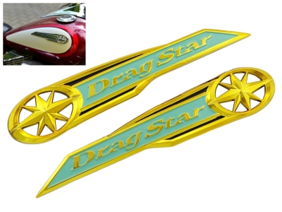 EMBLEMAT ZNACZEK NAKLEJKA NA ZBIORNIK YAMAHA XVS 125 250 650 1100 DRAG STAR