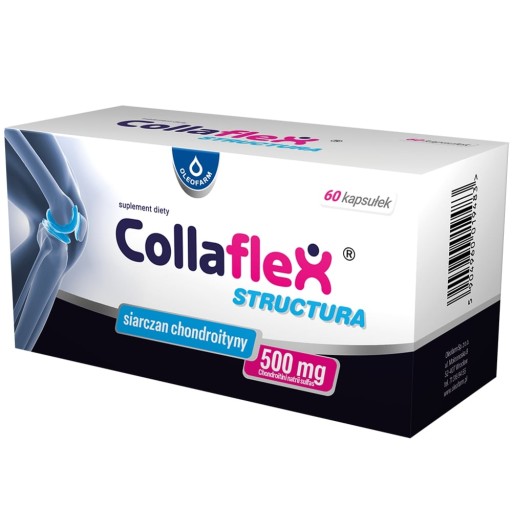 SUPLEMENT DIETY NA STAWY I KOŚCI Collaflex Structura 60 KAPSUŁEK OLEOFARM