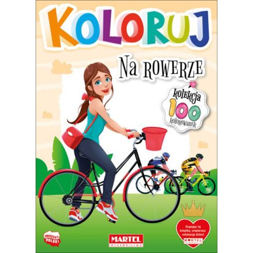 668385 MARTEL KOLOROWANKA KOLORUJ NA ROWERZE