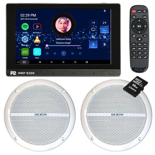 DEXON RADIO INTERNETOWE PODTYNKOWE Z BLUETOOTH SD