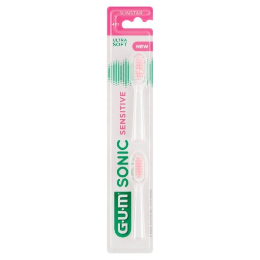 GUM Wymienne końcówki SONIC SENSITIVE 2szt