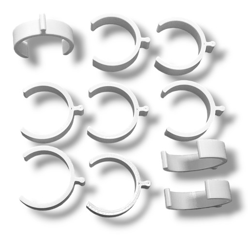 10x klips plandeki, pokrywy, folii basenu INTEX, BESTWAY i innych - 40mm