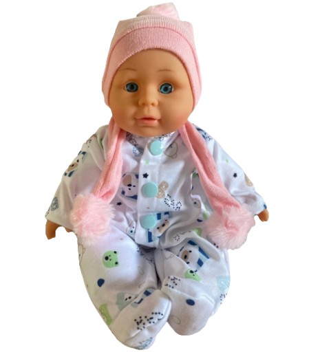 BOBAS LALKA Z DŹWIĘKIEM PIOSENKAMI I ZDANIAMI 38CM