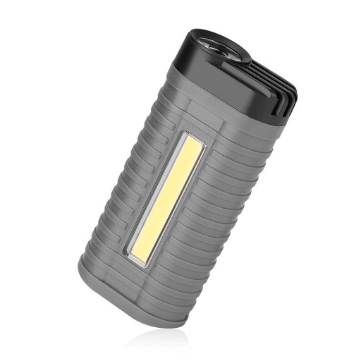 LATARKA LAMPA WYGODNA PROSTA OBSŁUGA LED COB +3AAA
