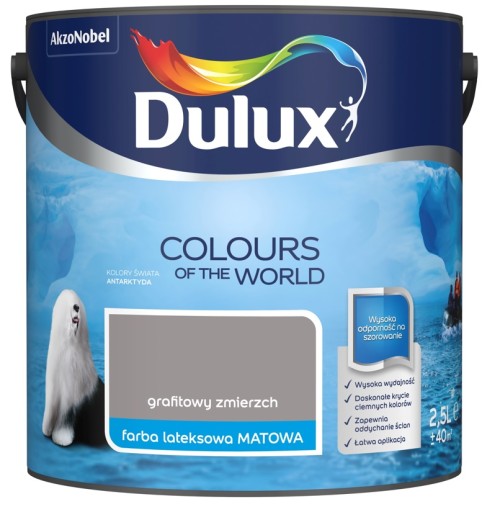 FARBA DULUX KOLORY ŚWIATA- grafitowy zmierzch 2.5l