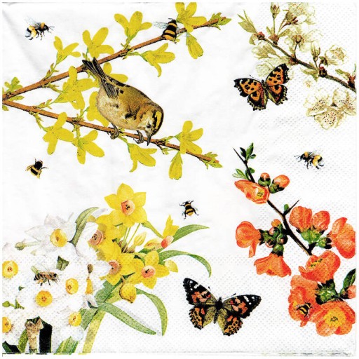 SERWETKA do decoupage 33x33cm - Spring Awakening