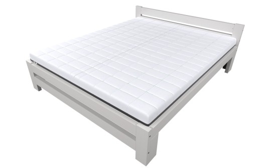 Łóżko sosnowe GRUBE 80x200 Białe