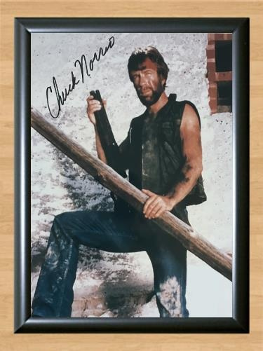 Chuck Norris Lone Wolf McQuaid Signed Autographed Photo