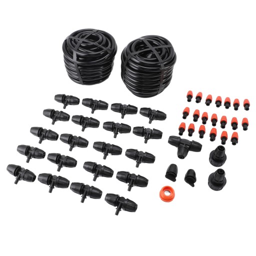 System nawadniania kropelkowego 8/12 65,6FT rurki DIY automatyczny O5