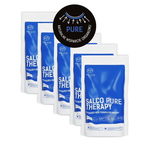 SÓL DO KĄPIELI bocheńska SALCO THERAPY PURE 5x1kg