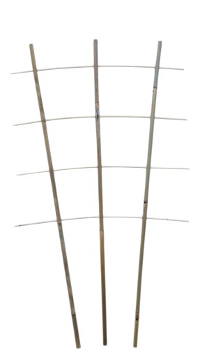 DRABINKA BAMBUSOWA podpora do roślin 60cm POTRÓJNA