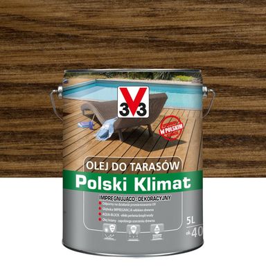 V33 Olej do tarasów POLSKI KLIMAT 5L PALISANDER