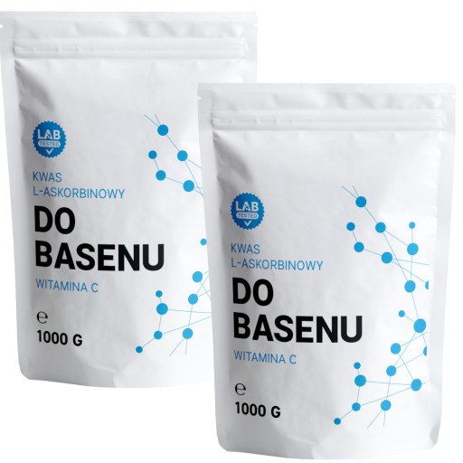WITAMINA C L-ASKORBINOWY DO BASENU WODY 2kg BASEN