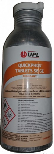 Quickphos Tablets 1kg fumigant krety nornice zboża