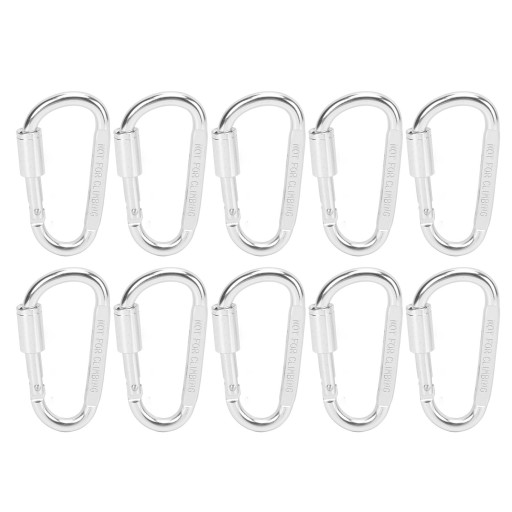 10 szt. Karabińczyk Heavy Duty D Ring Caribeaners
