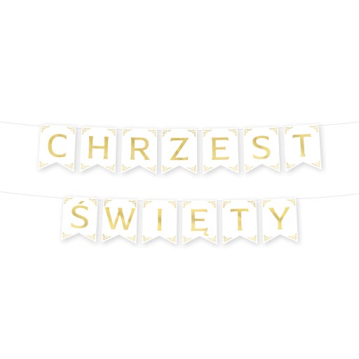 Baner Girlanda Chrzest Święty 160cm